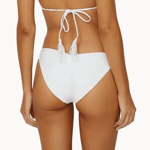 NWT PQ Swim WATER LILY BASIC RUCHED BOTTOMS -size M